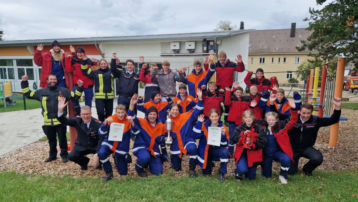 Jugendfeuerwehr gewinnt den Sportpokal der Kreisjugendfeuerwehr Biberach